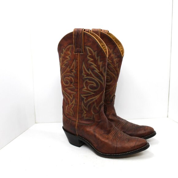 Justin Chestnut Marbled Deer Lite Women's Boots Size 7 (As-is) - Picture 6 of 11